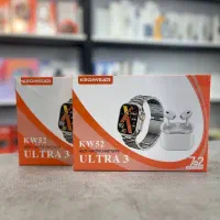 ساعت هوشمند KW52 Ultra3 با 7 بند فلزی ایرپاد هدیه