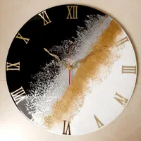 ساعت دیواری دست ساز طرح دریای شب