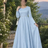 پیراهن ساتن زیبا و دخترونه