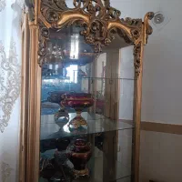 بوفه چوبی|بوفه، ویترین، کنسول|میانه, |دیوار