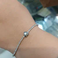 دستبند تنیسی نقره / اقساط ۳ماهه / روز زن|جواهرات|یزد, |دیوار