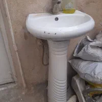 روشویی با شیر اهرمی در حد نو