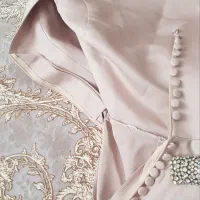 لباس مجلسی ساتن امریکایی مزون دوز|لباس|قزوین, |دیوار