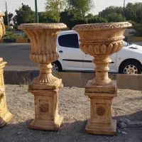 تندیس سبز گلدان آبنما کبابپز گلدان طنابی بتنی|مصالح و تجهیزات ساختمان|تهران, شهر زیبا|دیوار