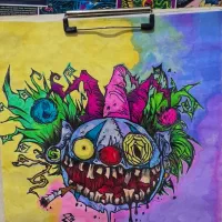 طراحی  psychedelic art