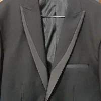 کت و شلوار و کمر بند دامادی مشکی