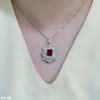 سرویس لوکس نقره قلب صورتی نقره سازی رضازاده 31878|جواهرات|تبریز, |دیوار