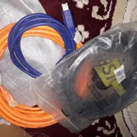 کابل لن و پرینتر و کابل USB بلند