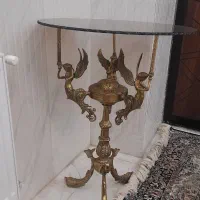 میزخاطره برنجی طرح فرشته