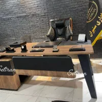 مبلمان اداری مشکی رگه|دفتر کار|کرج, کارخانه قند|دیوار