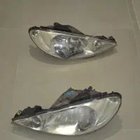 دو جفت چراغ جلو ۲۰۶ بدون موتور