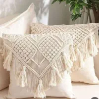 کوسن مکرومه بافی