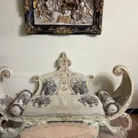 مبلمان سلطنتی راحتی 9نفره کم کارکردوزیبا 30میلیون|مبلمان خانگی و میز عسلی|شاهرود, |دیوار