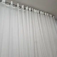 پرده پانچ همراه با آستر و میله