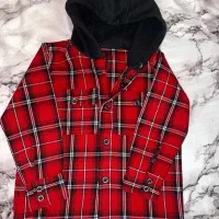 هودی کلاه دار فوتر،بلوز دکمه دار