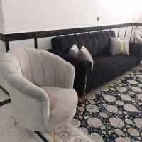 سرویس مبل 8نفره اباژور پرده...