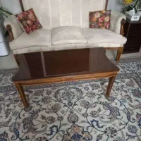 مبلمان و ناهار خوری استیل با چوب راش