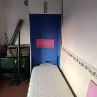 تخت تاشو کمجا دو قلو نوجوان در حد نو|تخت و سرویس خواب|بندر ترکمن, |دیوار