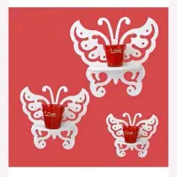 ست سه تیکه نظم دهنده لوازم نظافت مدل شلف پروانه