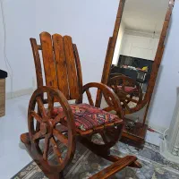 ست آیینه و صندلی راک|مبلمان خانگی و میز عسلی|قرچک, زیبا شهر|دیوار