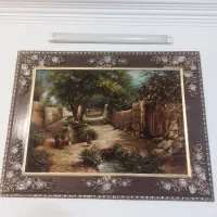 تابلو فرش ماشینی کوچه باغ|تابلو فرش|مشهد, آزادشهر|دیوار