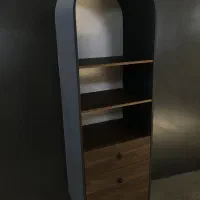 کتابخانه|کتابخانه، شلف، قفسه‌های دیواری|نظرآباد, نظرآباد|دیوار