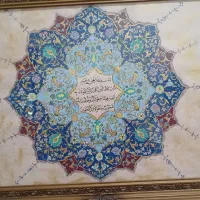 تابلو تذهیب|تابلو، نقاشی، عکس|قم, دروازه کاشان|دیوار