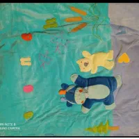 سرویس خواب نوزاد خیلی تمیز وشیک مخمل و عروسکی