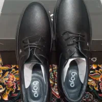 کفش مردانه مشکی چرم.مارک آفاق سایز 42|کیف، کفش، کمربند|مرودشت, ژیان|دیوار