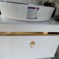 روشویی مدل بامبو نوار طلایی ۴۰×۶۰|لوازم سرویس بهداشتی|سقز, |دیوار