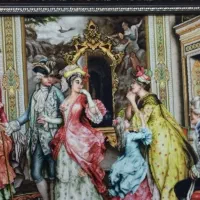 تابلو فرش چاپی|تابلو فرش|اصفهان, قلعه طبره|دیوار