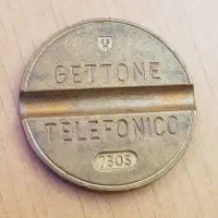 ژتون تلفن کلاسیک ایتالیایی - سال ۱۹۷۳