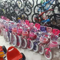 دوچرخه ۱۲ و ۱۶ و ۲۰ صورتی و بنفش دخترانه قسطی|دوچرخه، اسکیت، اسکوتر|مشهد, یوسفیه (شهرک غرب)|دیوار