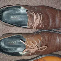 کفش ۴۱ چرم اصل طبیعی|کیف، کفش، کمربند|فلاورجان, |دیوار