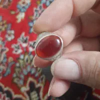انگشتر نقره.سنگ شجر|جواهرات|گالیکش, |دیوار