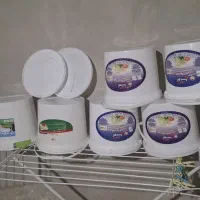 سطل و دبه|ظروف نگهدارنده، پلاستیکی، یک‌بارمصرف|کبودرآهنگ, |دیوار