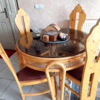 میز ناهار خوری چهار نفره|میز و صندلی غذاخوری|فولادشهر, مسکن مهر فولادشهر|دیوار