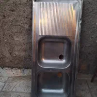 سینک استیل و آبچکان دیواری