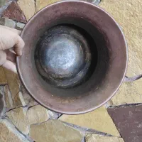 دیسکومی مشربه برنجی قدیمی عتیقه کلکسیونی|کلکسیون اشیاء عتیقه|نکا, |دیوار