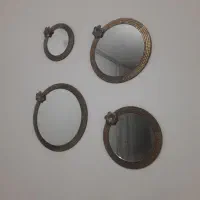 آینه ۴ تکه و شمعدان