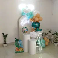 اجرای انواع دیزاین بادکنک آرایی تولدوگل آرایی عقد|خدمات پذیرایی، مراسم|پرند, فاز ۲|دیوار