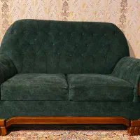 مبل۷نفره مخمل سبز محکم وباکیفیت سالها استفاده کن|مبلمان خانگی و میز عسلی|نیشابور, شهرک جانبازان|دیوار