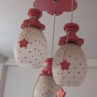 لوستر دخترانه همراه با دیوار کوب|لوستر و چراغ آویز|قم, انسجام|دیوار