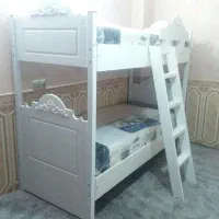 تخت دو طبقه کودک و نوجوان|تخت و صندلی بچه|آمل, |دیوار