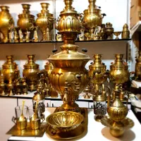 gcc گازی سماور gsبرنجی ذغالی زغالی gr برقی|سماور، چایساز، قهوهساز|اصفهان, دستگرده|دیوار