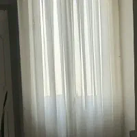سه عدد پرده اماده حریر