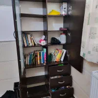 کتابخانه کمدی|کتابخانه، شلف، قفسه‌های دیواری|قم, سعادتی|دیوار