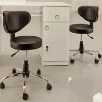 صندلی تابوره چرخ دار