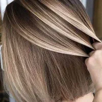 مدل رنگ مو دکلره و لایت ومش فقط مواد
