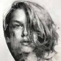 طراحی هایپر رئال عکس. نقاشی و طراحی سیاه قلم